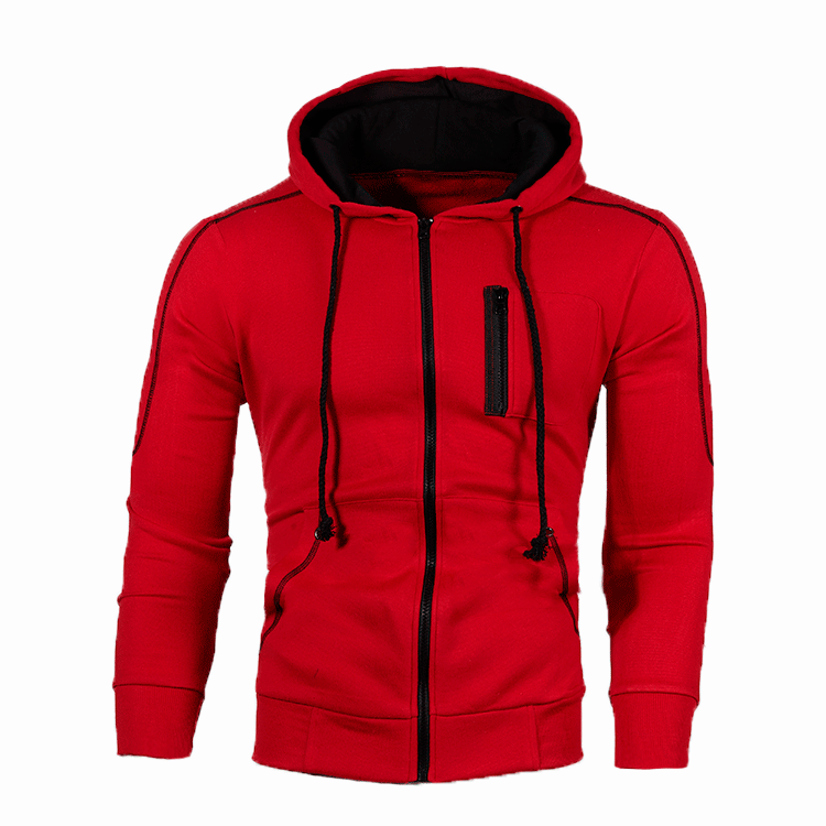 Men's functional hoodie with innovative zipper and practical pockets Lune London
