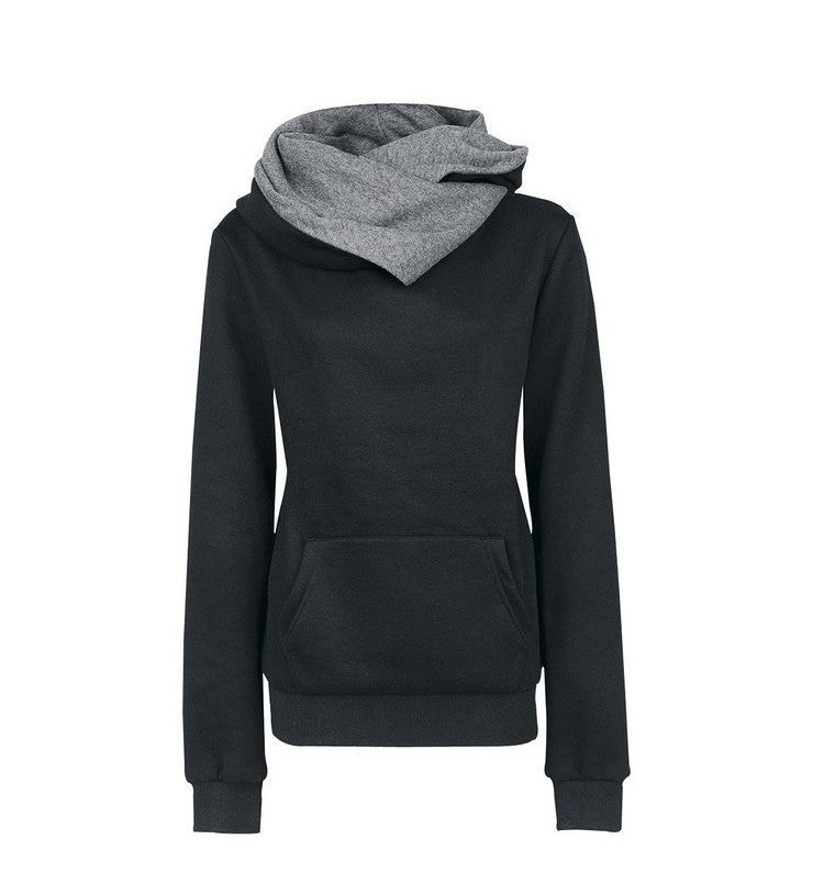 Women's hoodie with asymmetrical cut Lune London