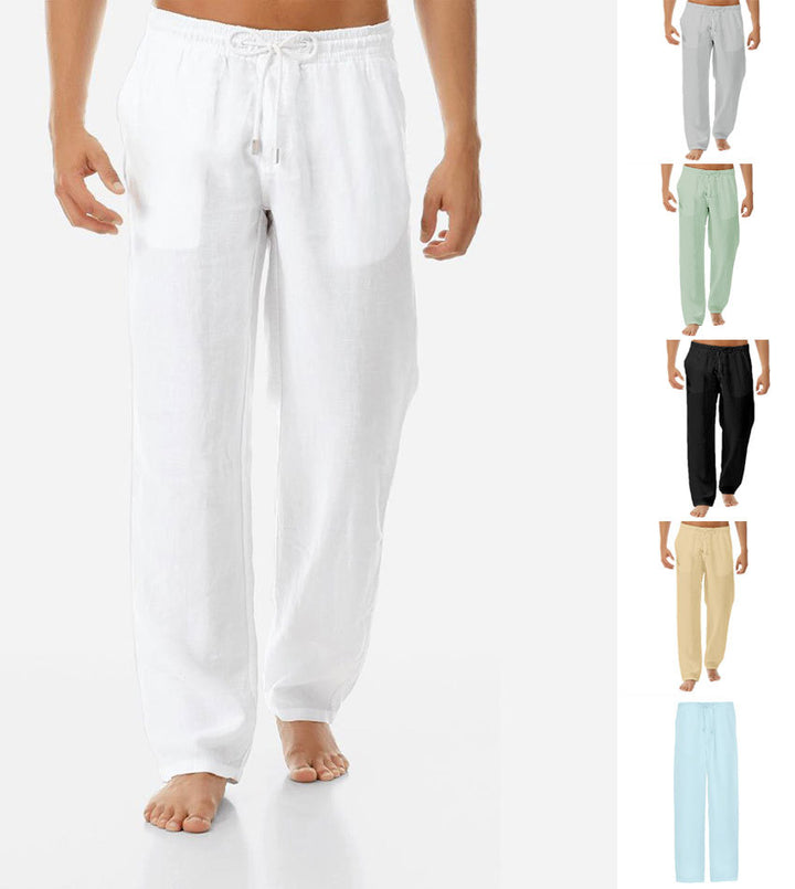 Comfortable summer pants for women in lightweight viscose Lune London
