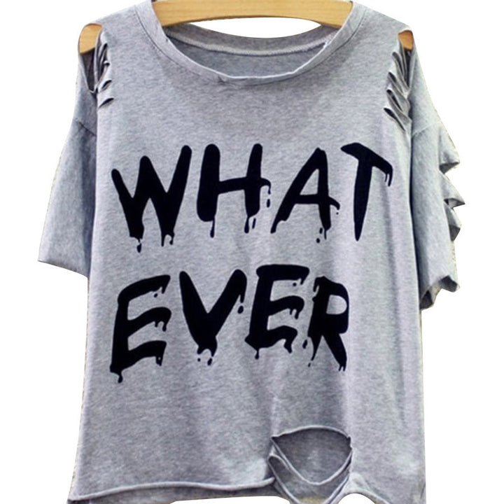 Women's Trendy Oversized T-Shirt with Refined Cut-Out Sleeves Lune London
