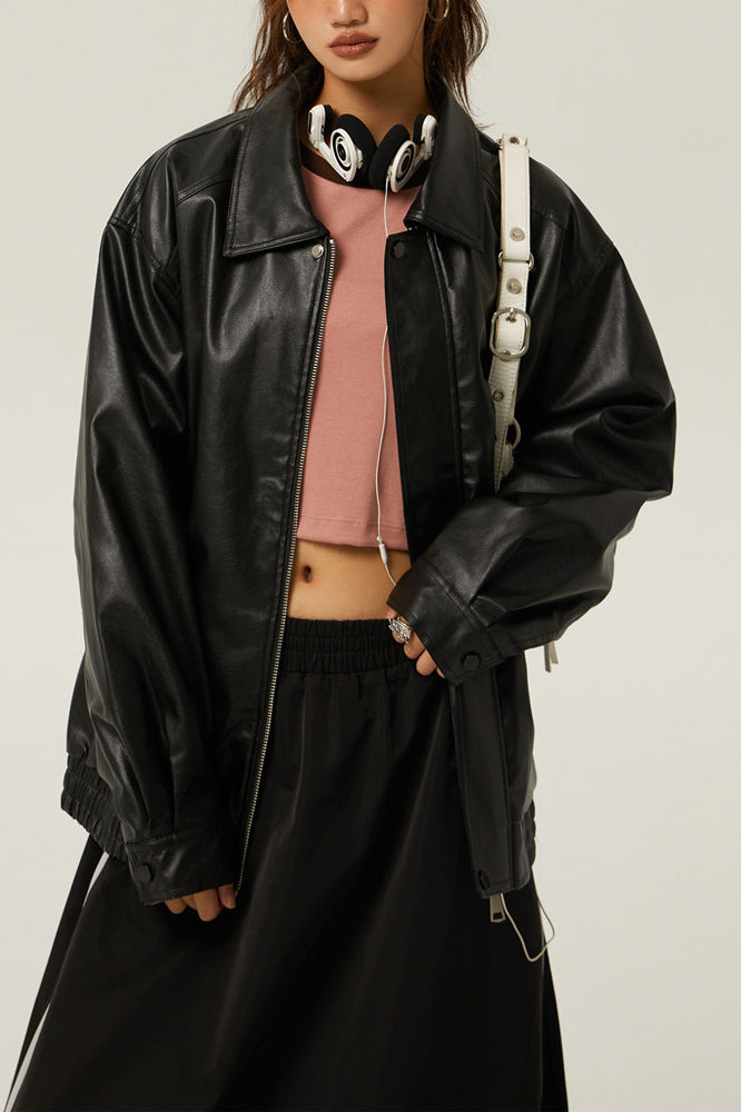 Lune London | Loose Fit Moto Jacket