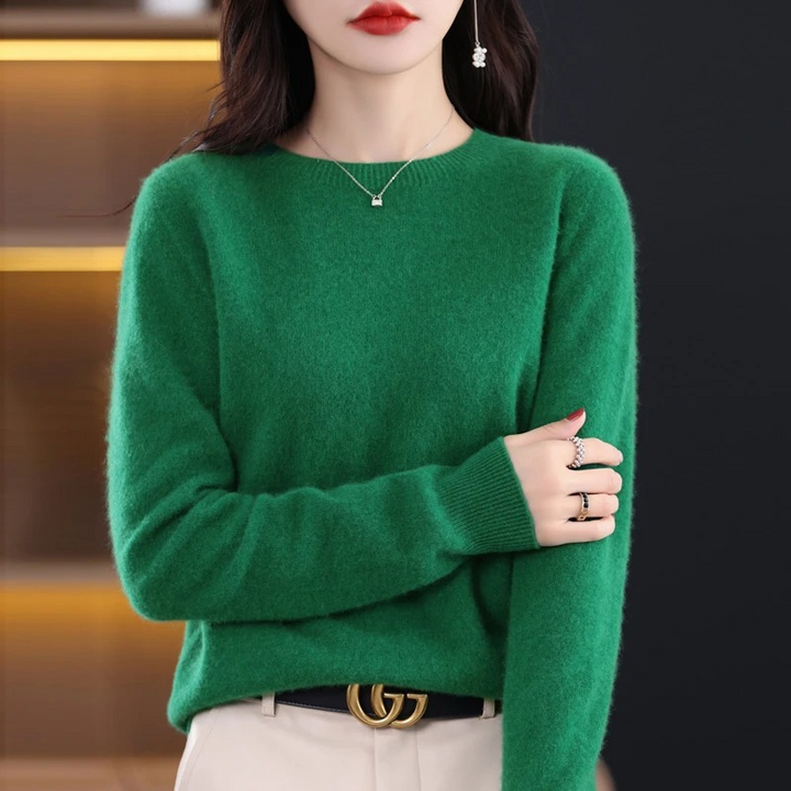 Lune London | Women's Sweater - Cashmere Round Neck Soft Luxury Warm Sweater