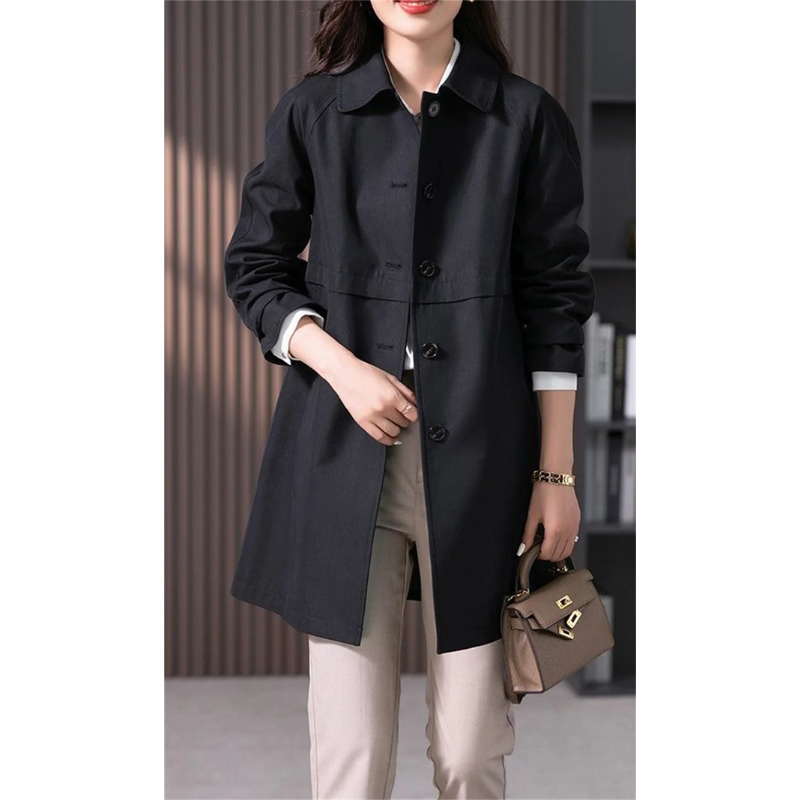 Lune London | Classic Trench Coat Women, Simply Tied, Tailored Women's Coat