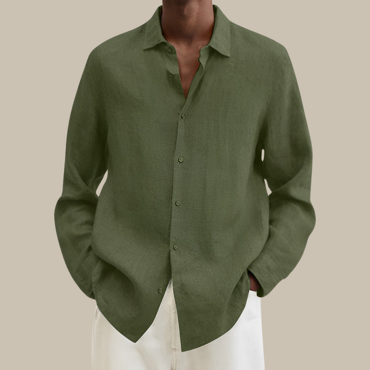 Lune London | Stylish Linen Men's Shirt with Long Sleeves