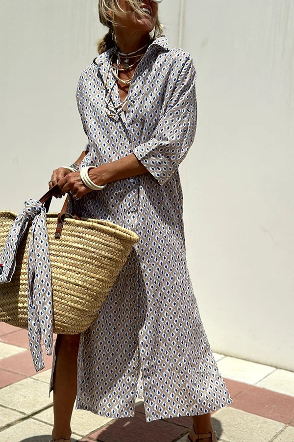 Lune London | Airy summer dress with floral pattern