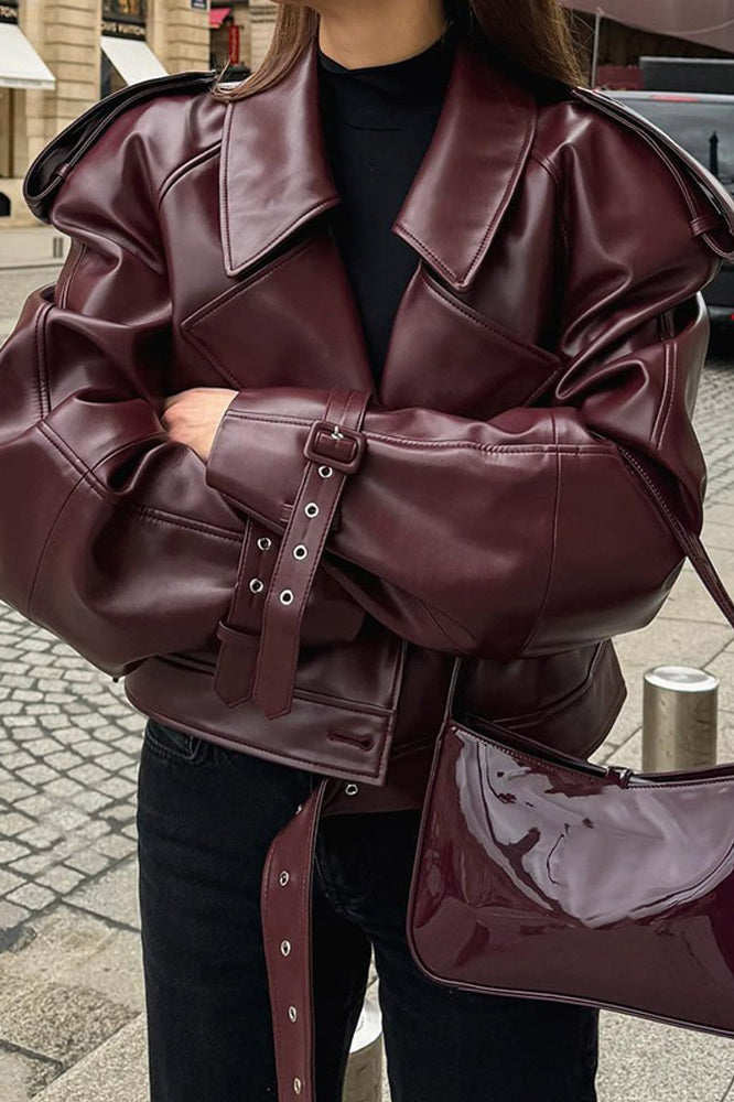 Lune London | PU Leather Motorcycle Jacket