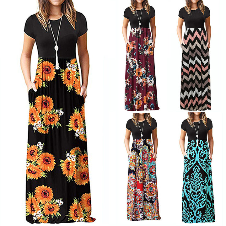 Maxi dress for women with pockets Lune London