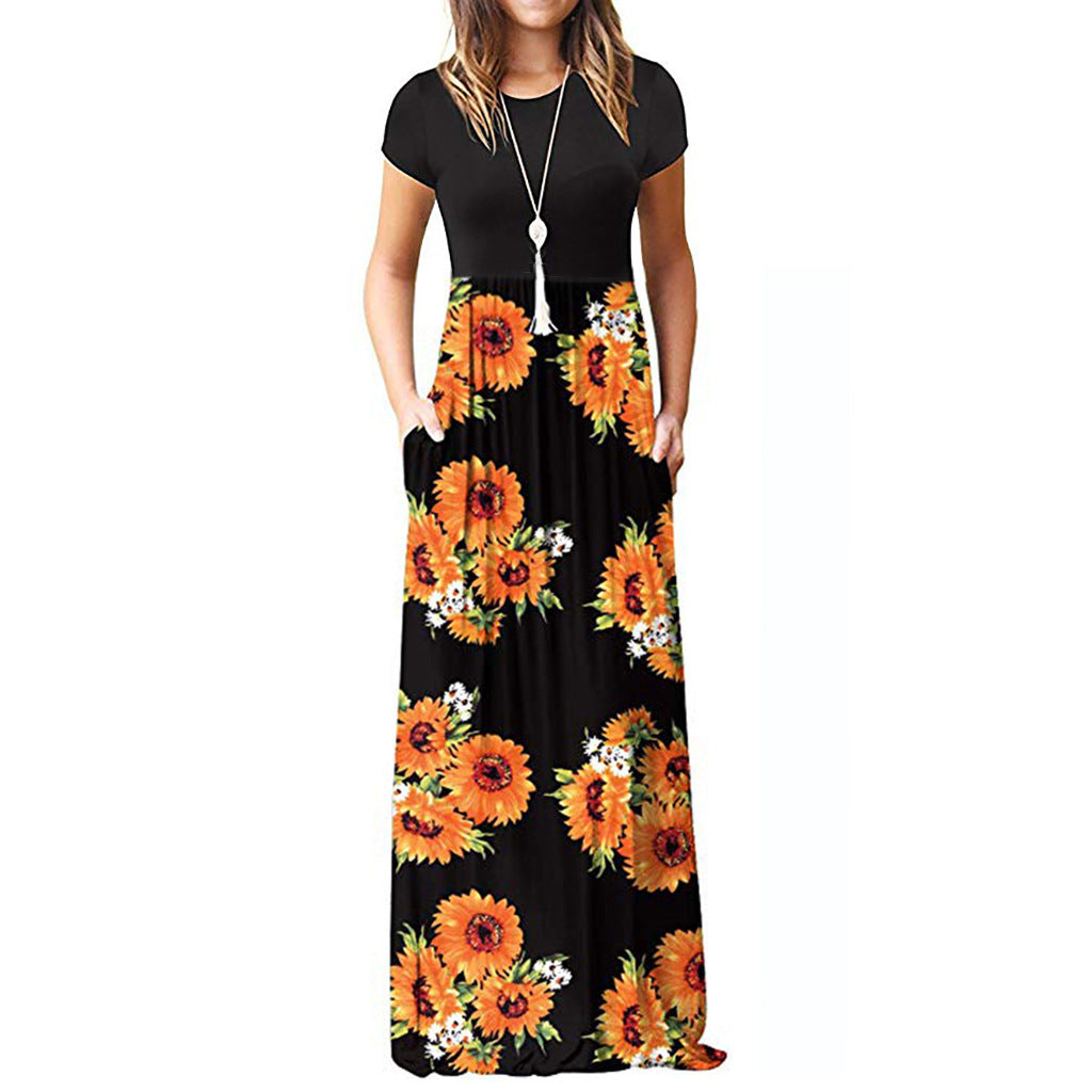 Maxi dress for women with pockets Lune London