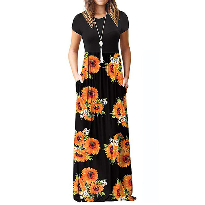 Maxi dress for women with pockets Lune London