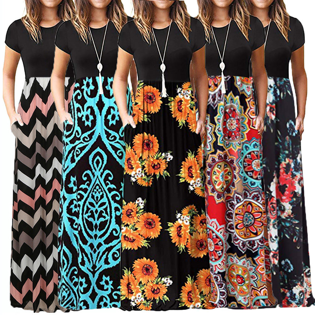 Maxi dress for women with pockets Lune London