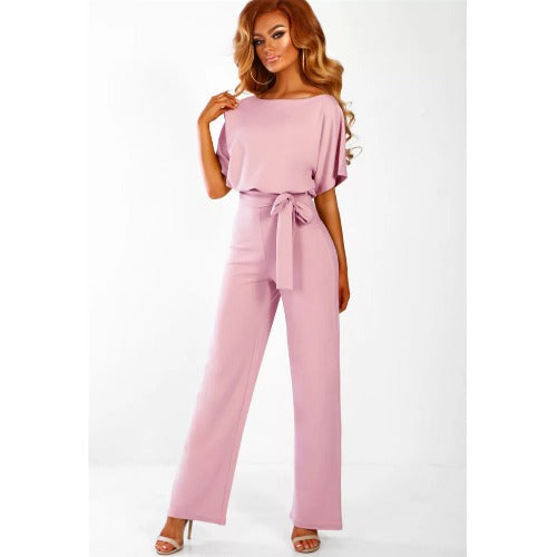 Wide overalls for women with a stylish belt Lune London