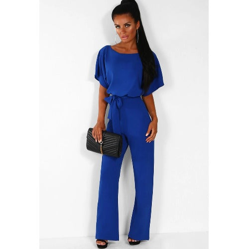 Wide overalls for women with a stylish belt Lune London