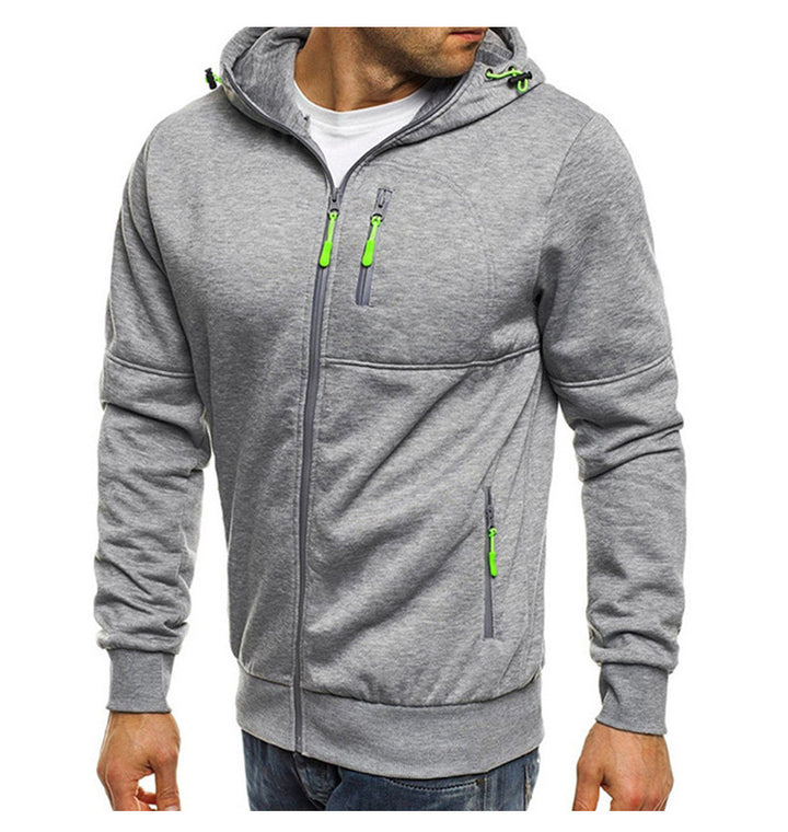 Men's sports hoodie with practical zip pockets and breathable material Lune London