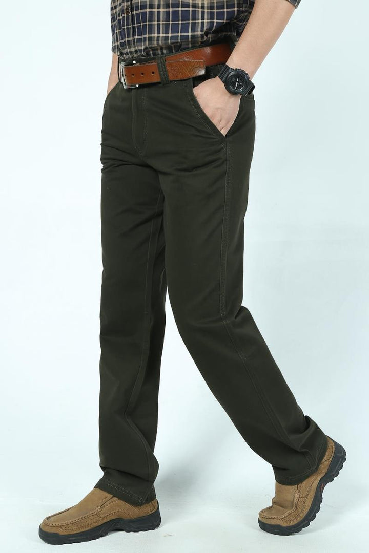 Men's straight cut leisure pants with sturdy pockets Lune London