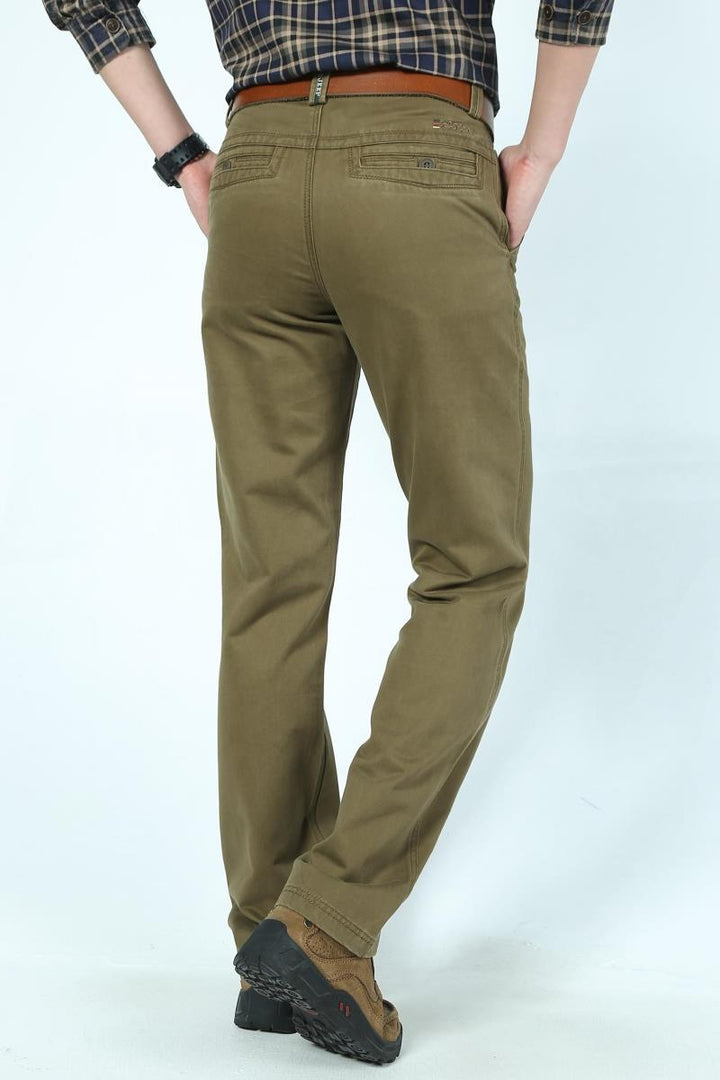 Men's straight cut leisure pants with sturdy pockets Lune London