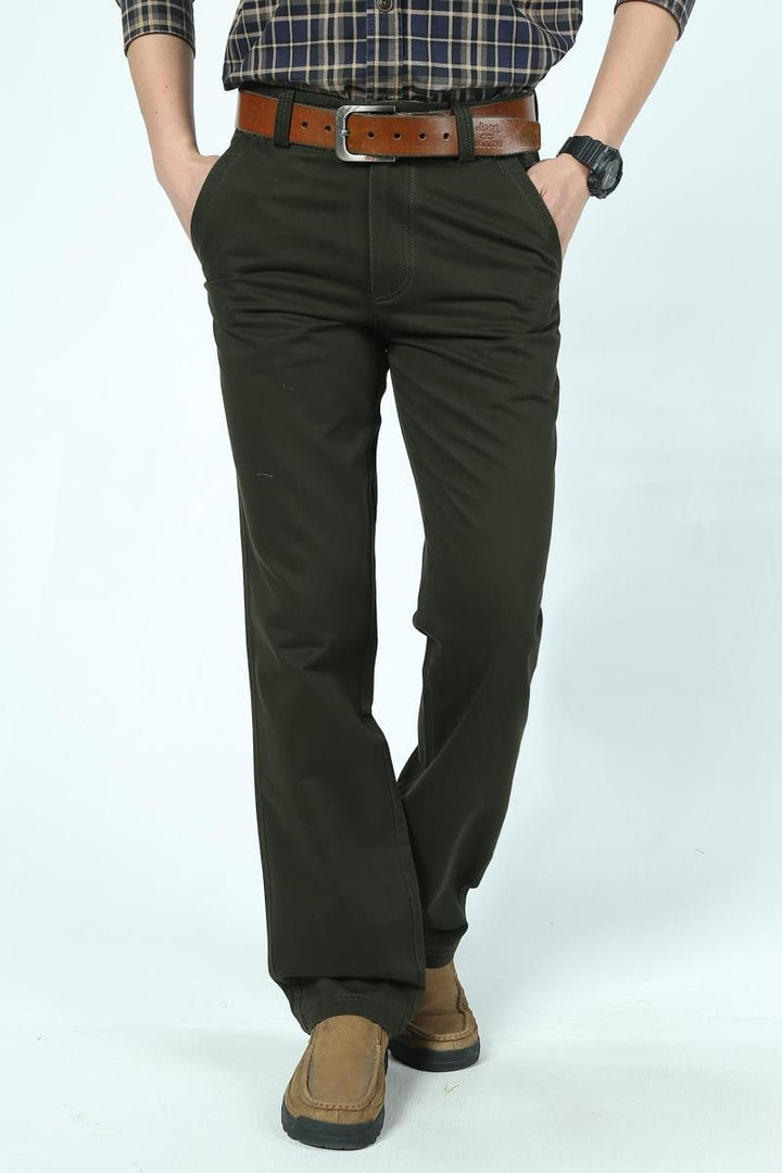 Men's straight cut leisure pants with sturdy pockets Lune London