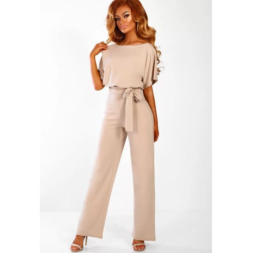 Wide overalls for women with a stylish belt Lune London
