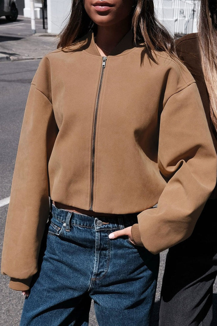 Lune London | Fauxsuede Bomber Jacket