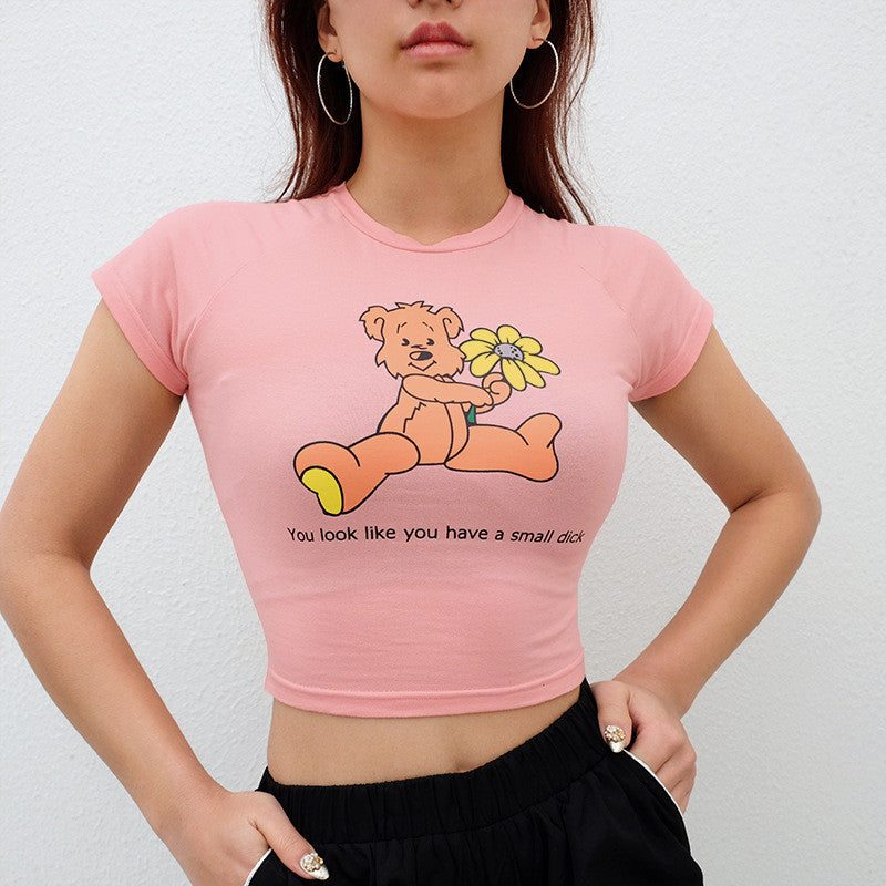 Women Graphic Short T-shirt Lune London