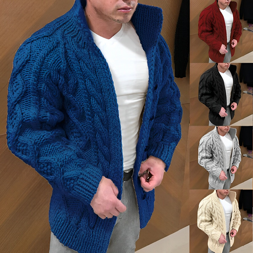 Lune London | Warm Cardigan with Cable Pattern