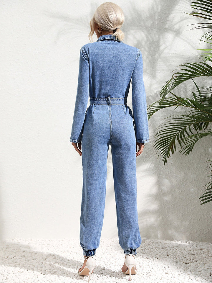 Lune London | Trendy jeans set with flap pockets