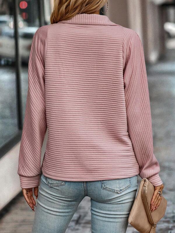Lune London | Pull - Décolleté en V - Design élégant & tissu tricoté doux pour le quotidien & le bureau