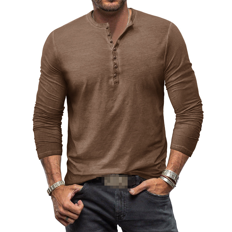 Lune London | Henley Shirt for Men with Long Sleeves