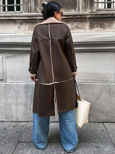 Lune London | Plush-Lined Long Shearling Coat