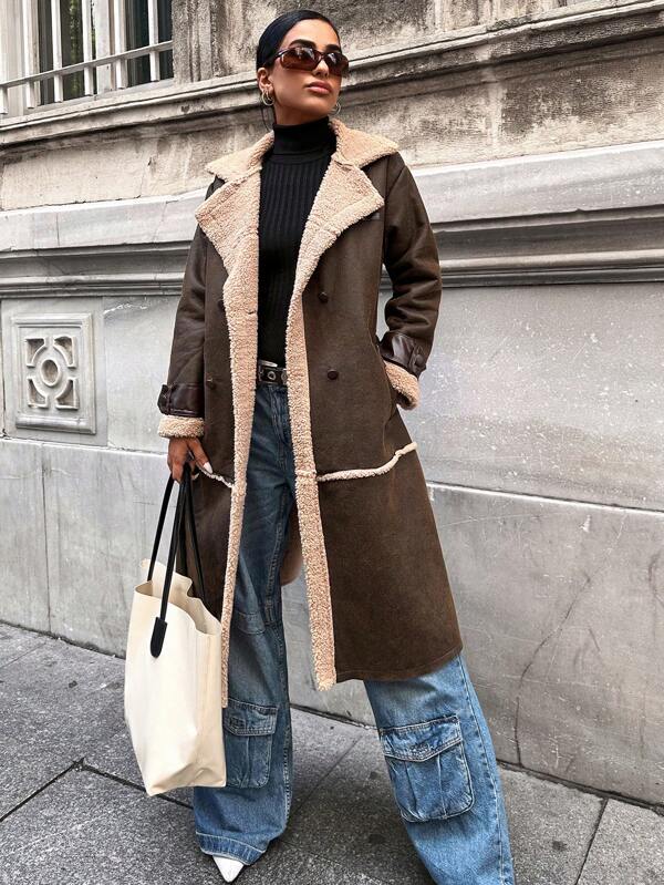Lune London | Plush-Lined Long Shearling Coat