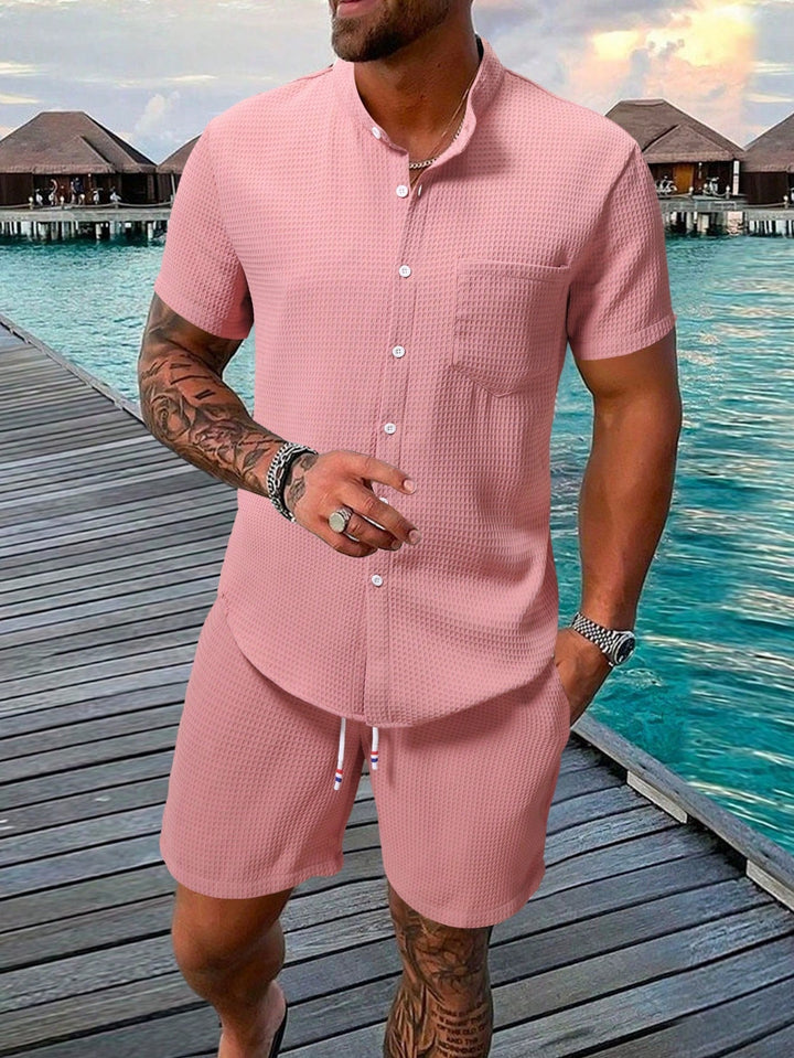 Lune London | Sleeve shirt and shorts set for men