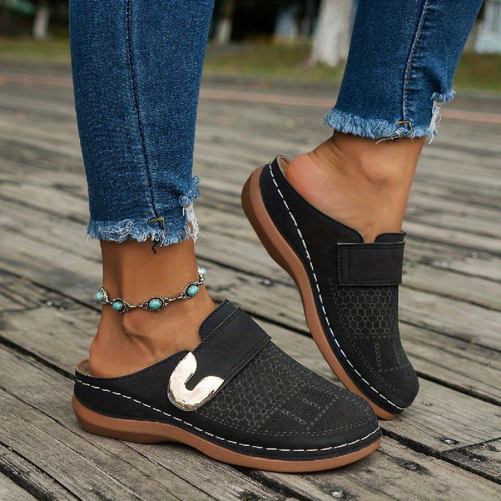 Women’s Orthopedic Comfort Slippers with Non-Slip Sole | Lune London