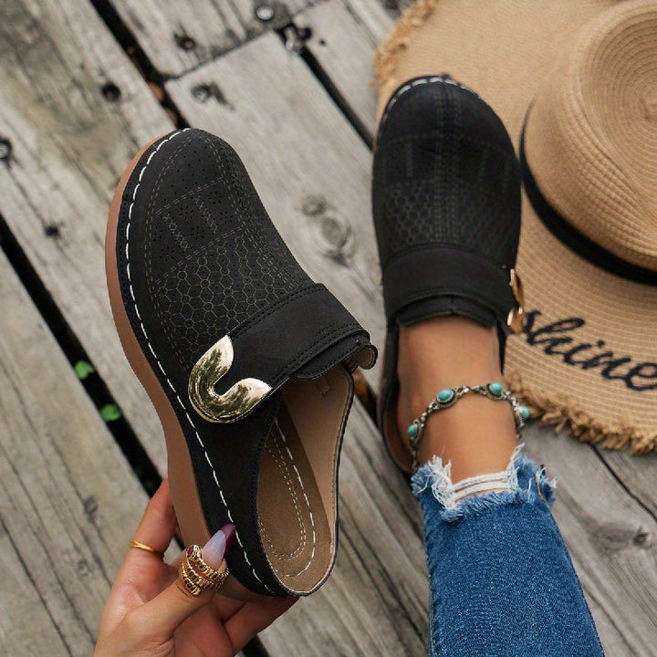 Women’s Orthopedic Comfort Slippers with Non-Slip Sole | Lune London