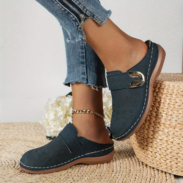 Women’s Orthopedic Comfort Slippers with Non-Slip Sole | Lune London