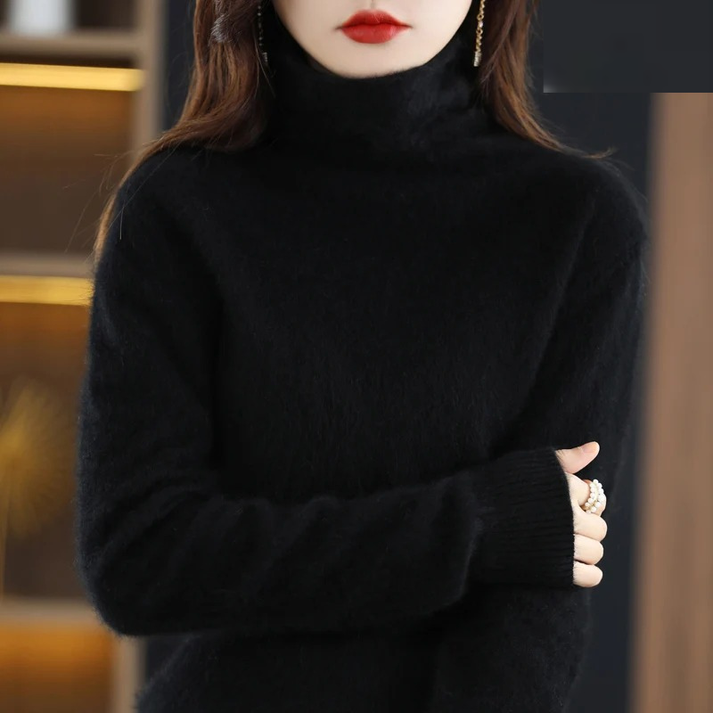 Lune London | Cashmere Pullover Women Soft Turtleneck Sweater Warm & Luxurious Design