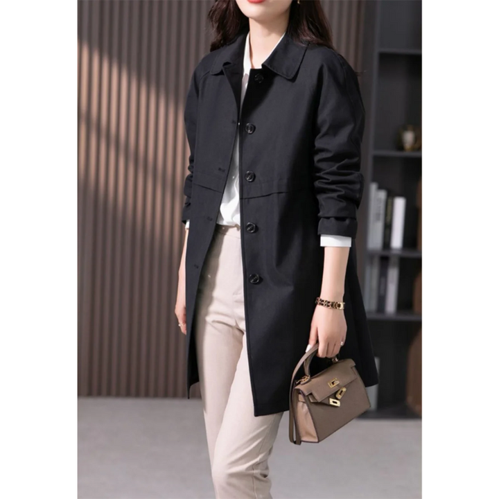 Lune London | Classic Trench Coat Women, Simply Tied, Tailored Women's Coat