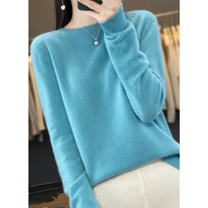 Lune London | Cashmere Pullover Women Stylish Round Neck, Soft & Comfortable