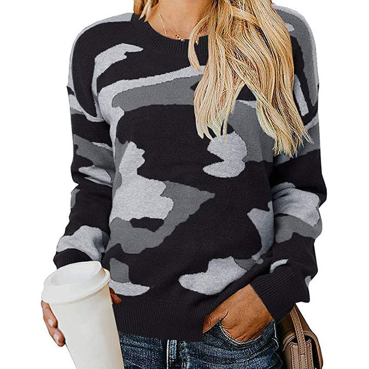 Pull camouflage stylé pour femmes Chic & Stil