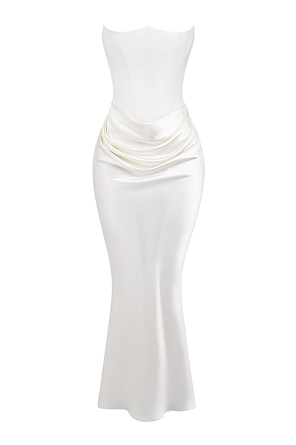 Lune London | Elegant Strapless Corset Dress