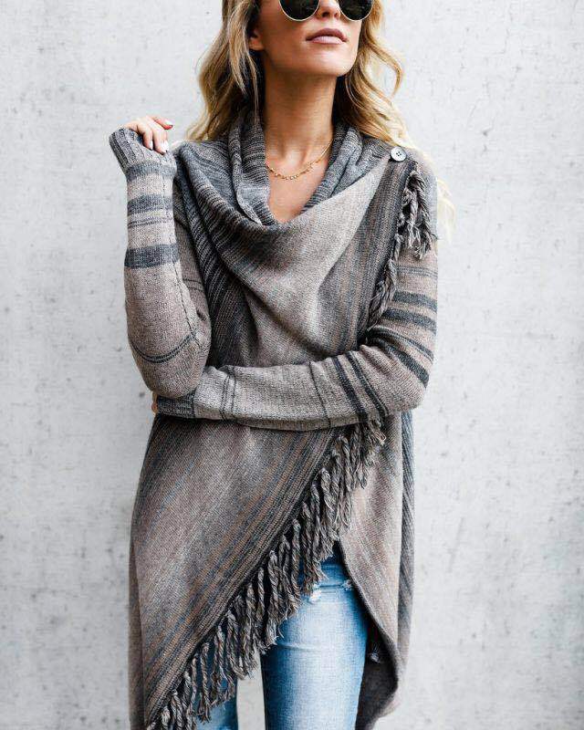 Lune London | Gilet en maille mi-long automne et hiver