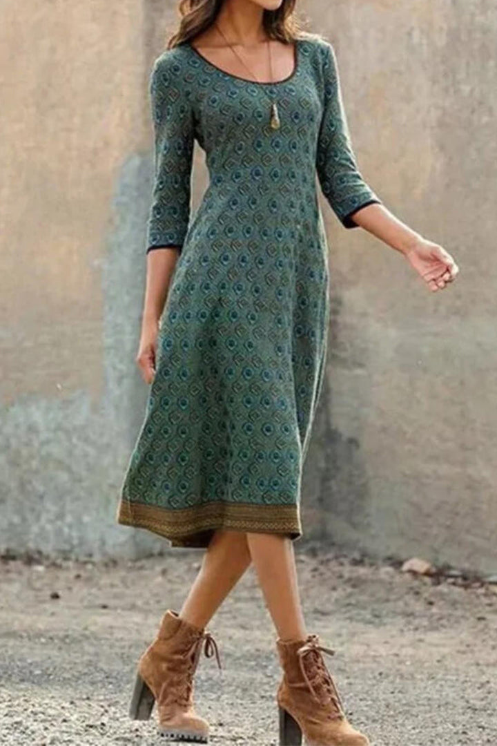 Lune London | Boho Chic Midi Dress
