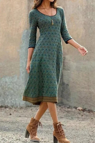 Lune London | Boho Chic Midi Dress