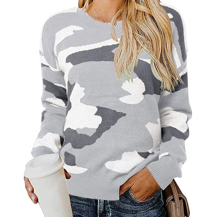Pull camouflage stylé pour femmes Chic & Stil