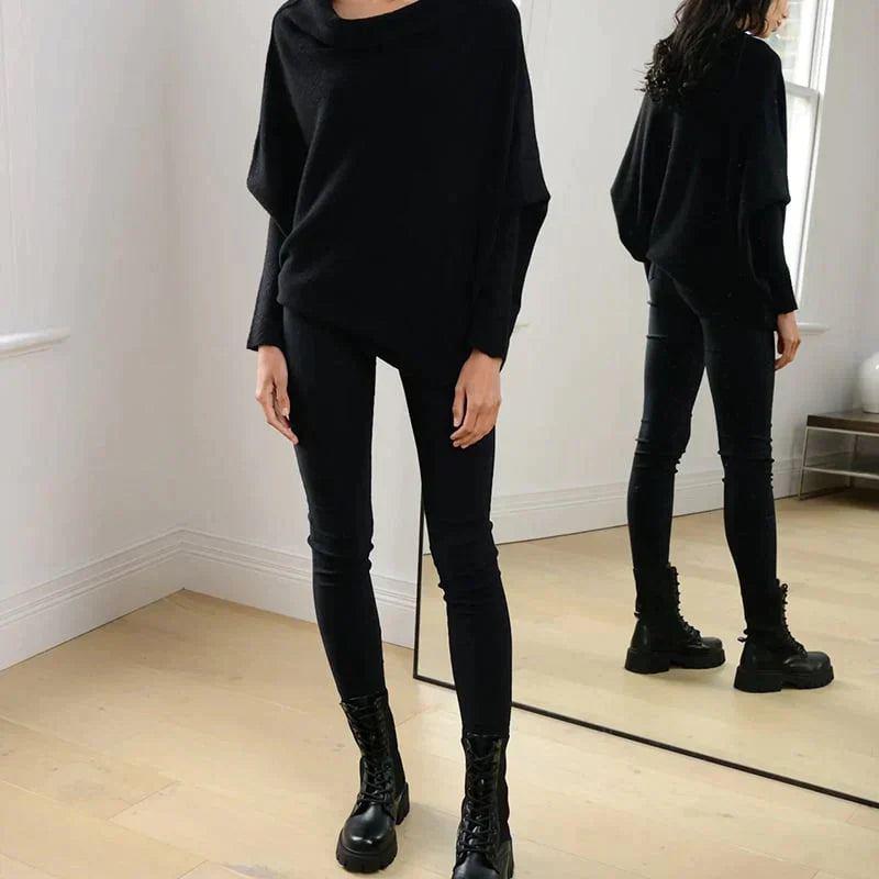 Lune London | Asymmetrically Draped Sweater