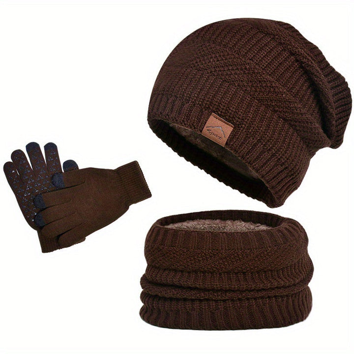 Lune London | Leisure Winter Plush 3-Piece Set for Men