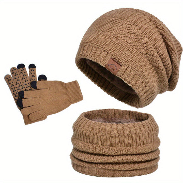 Lune London | Leisure Winter Plush 3-Piece Set for Men