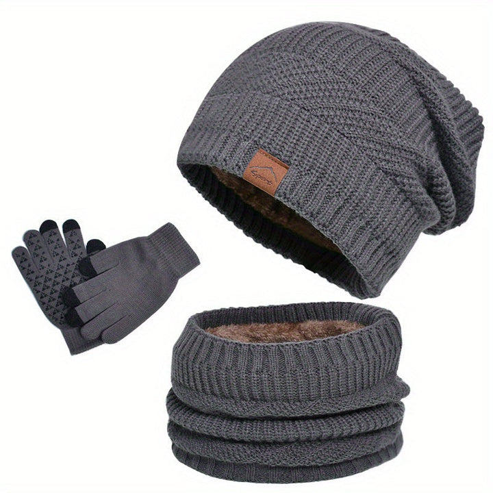 Lune London | Leisure Winter Plush 3-Piece Set for Men