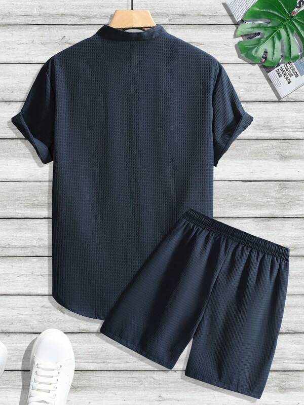 Lune London | Sleeve shirt and shorts set for men