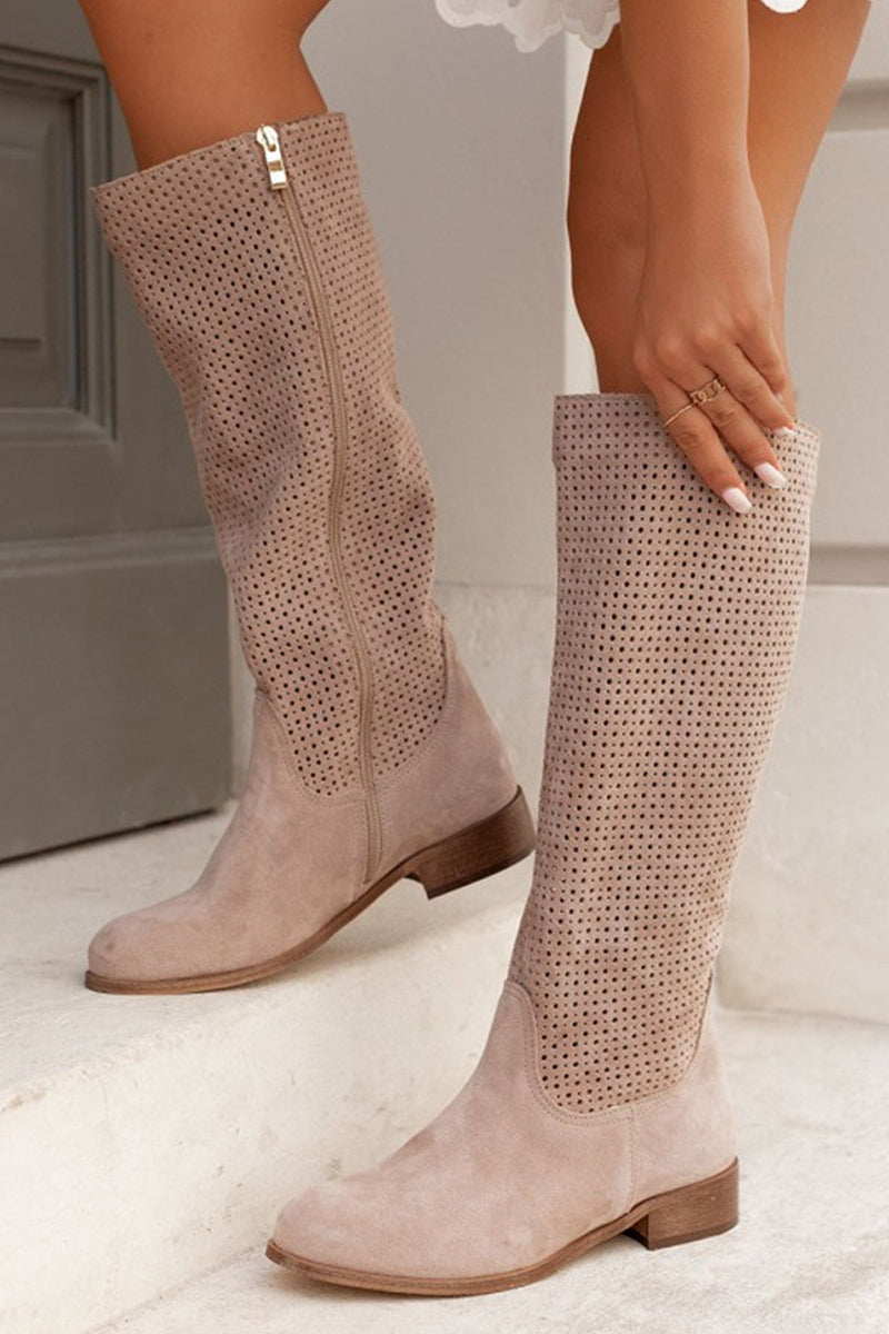 Lune London | Women's Boots with High Shaft with Zipper