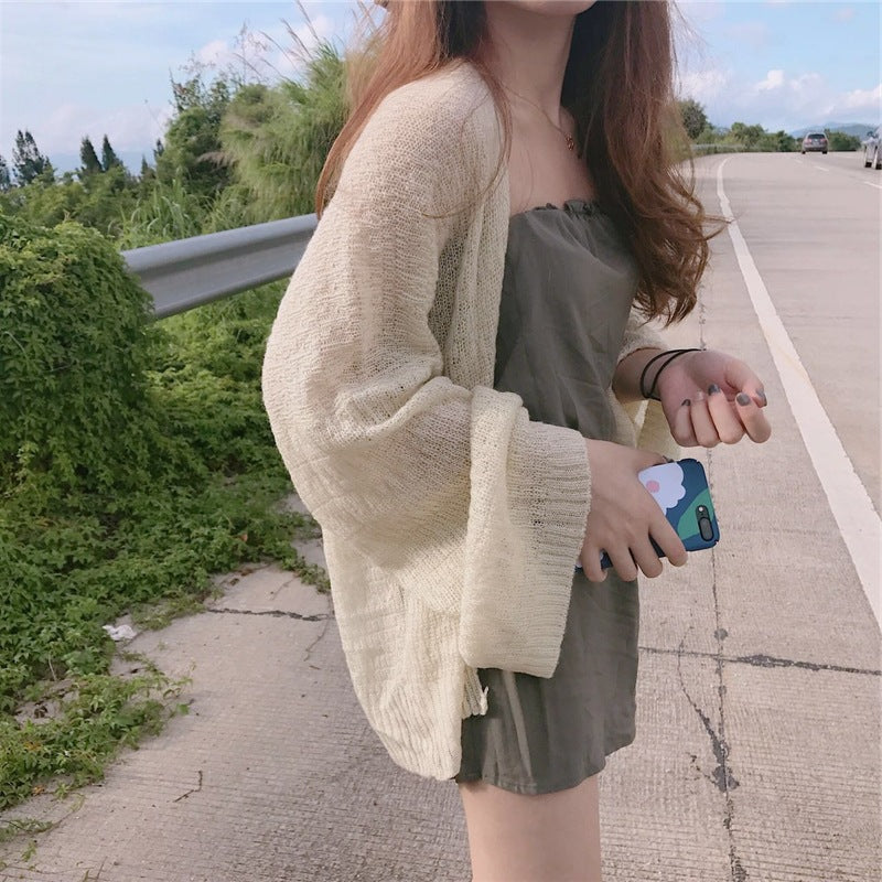 Casual striped dress for women with elastic top and flared skirt Lune London