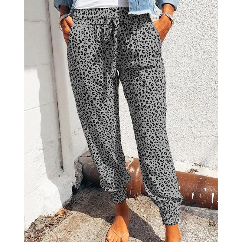 Chic and Stylish Trendy Animal Print Women's Jogging Pants